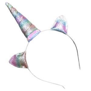 UNICORN Rainbow Unicorn 'Horn w Ears' Head Band